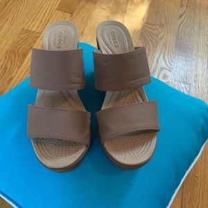 Crocs sandal wedges